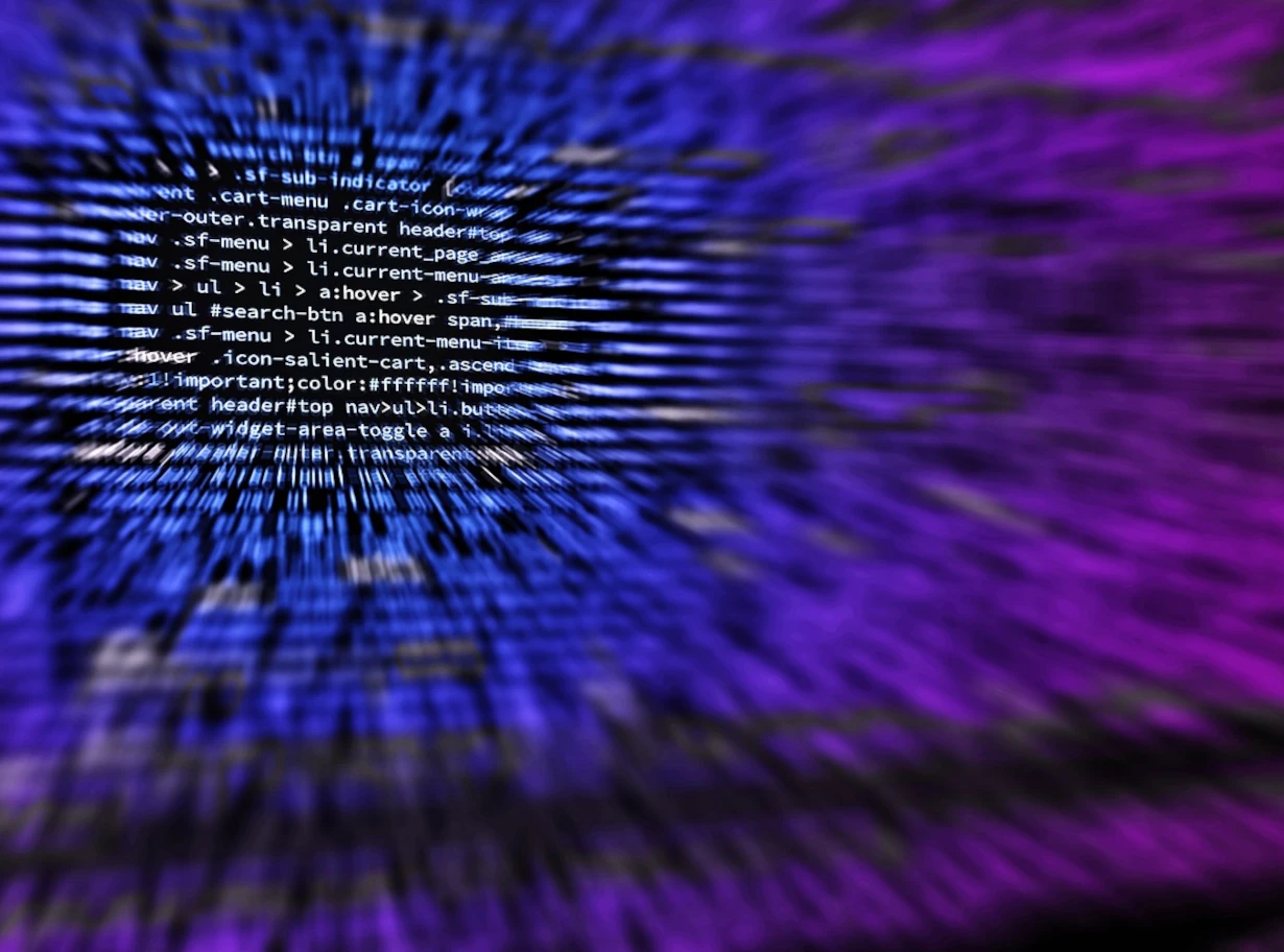 Programmiercode auf Bildschirm - Open Source Entwicklung